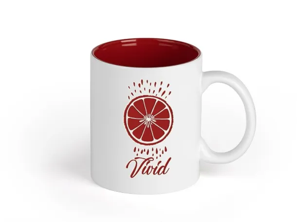 VIVID Stoneware mug Red