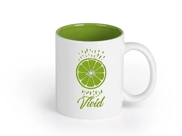 VIVID Stoneware mug Kiwi