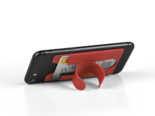 HOLD card holder and phone holder - PIXO Red