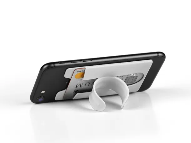 HOLD card holder and phone holder - PIXO White