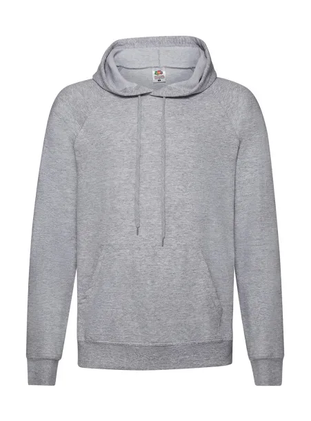  Lightweight Hooded Sweat Heather Grey