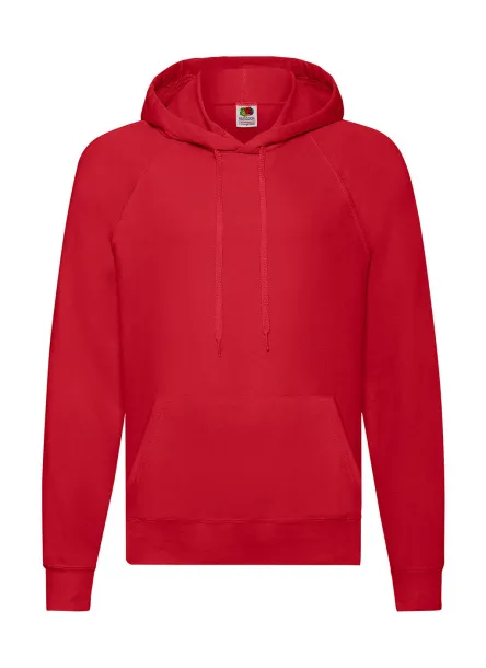  Lightweight Hooded Sweat Crvena