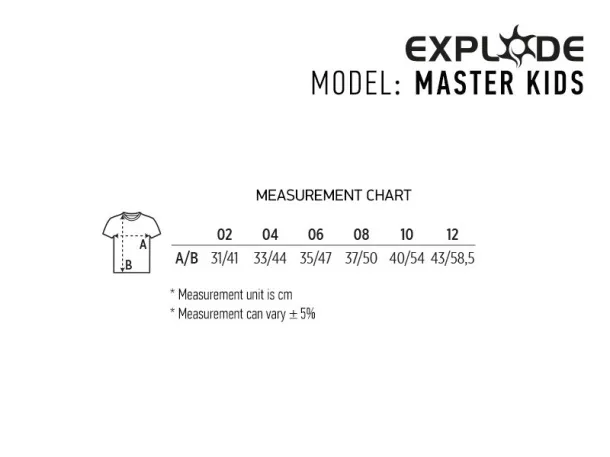 MASTER KIDS Dječja majica kratkih rukav, 150 g/m2 - EXPLODE