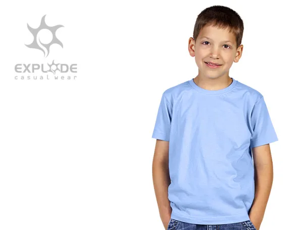 MASTER KIDS Dječja majica kratkih rukav, 150 g/m2 - EXPLODE Svijetlo plava