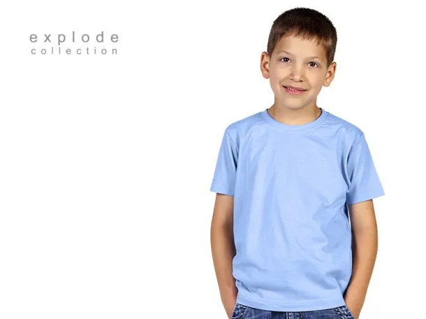 MASTER KIDS Dječja majica kratkih rukav, 150 g/m2 - EXPLODE Svijetlo plava