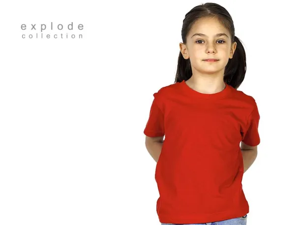 MASTER KIDS Dječja majica kratkih rukav, 150 g/m2 - EXPLODE Crvena