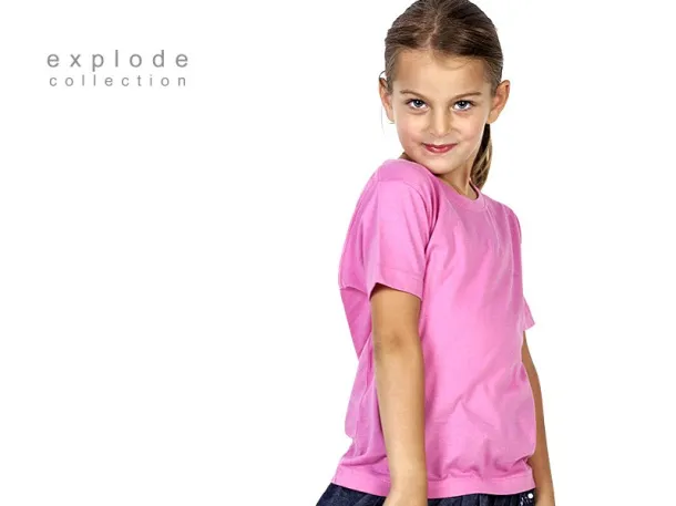 MASTER KIDS Dječja majica kratkih rukav, 150 g/m2 - EXPLODE Ružičasta