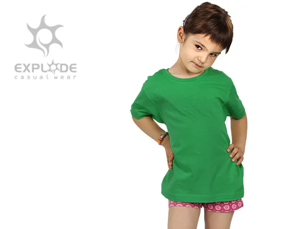 MASTER KIDS Dječja majica kratkih rukav, 150 g/m2 - EXPLODE Kelly zelena