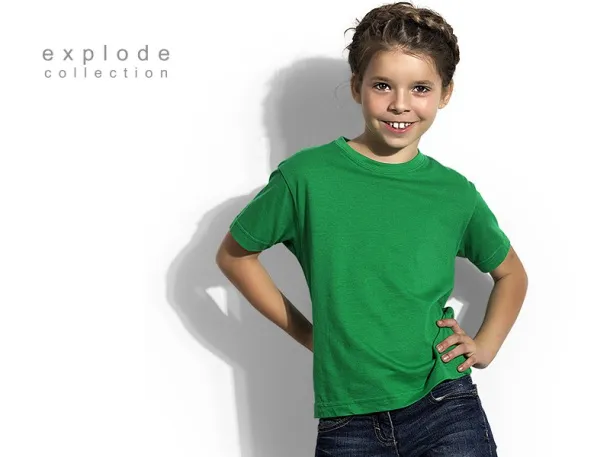 MASTER KIDS Dječja majica kratkih rukav, 150 g/m2 - EXPLODE Kelly zelena