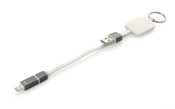 MOBEE USB cable 2 in 1 White