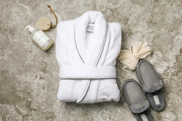  VINGA Harper bathrobe - Vinga White 