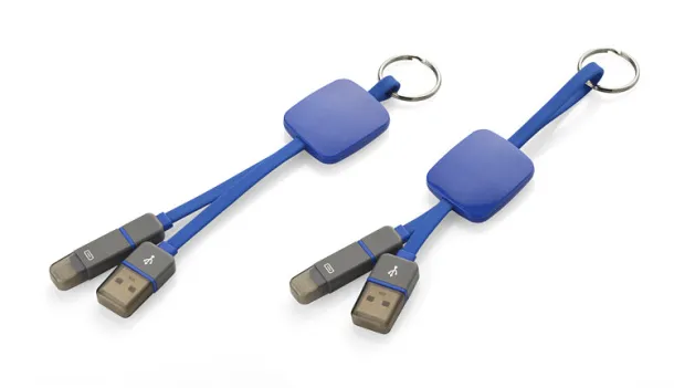 MOBEE USB cable 2 in 1 Blue