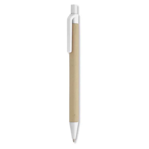 CARTOON Biodegradable plastic ball pen White