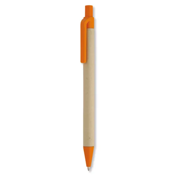 CARTOON Biodegradable plastic ball pen Orange