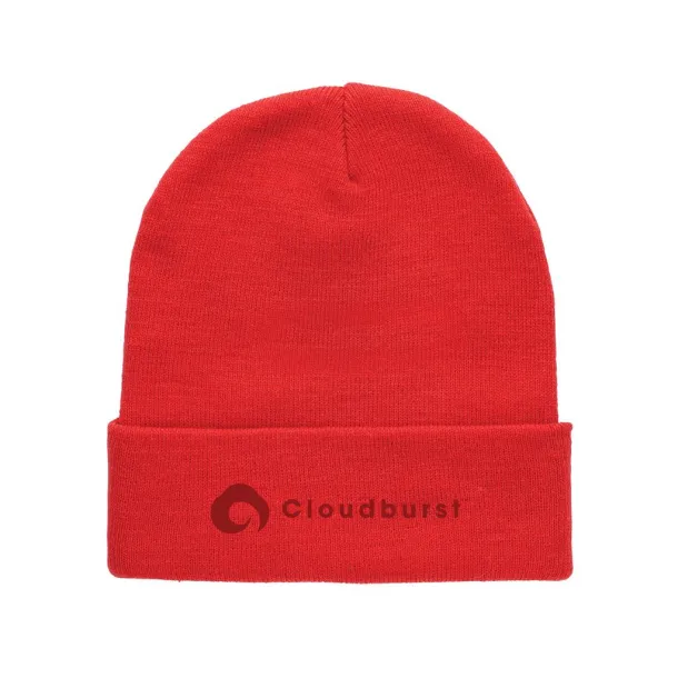 Impact Impact Polylana® beanie with AWARE™ tracer - XD Collection luscious red