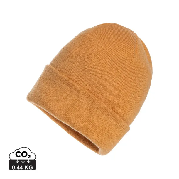 Impact Impact Polylana® beanie with AWARE™ tracer - XD Collection sundial orange