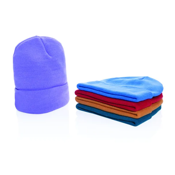 Impact Impact Polylana® beanie with AWARE™ tracer - XD Collection sundial orange