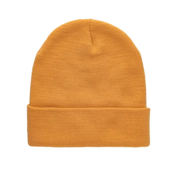 Impact Impact Polylana® beanie with AWARE™ tracer - XD Collection sundial orange