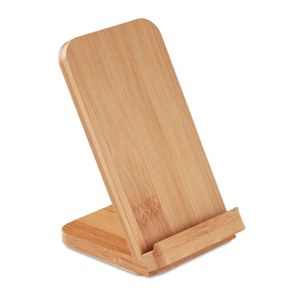 WIRE&STAND Bamboo wireless charging stand Wood