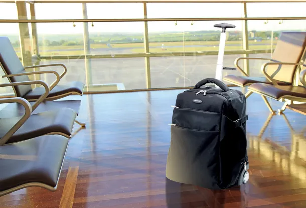 Kuman backpack trolley Black