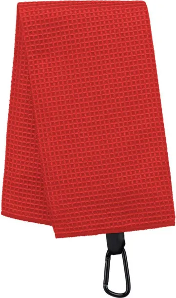  WAFFLE GOLF TOWEL - Proact Red