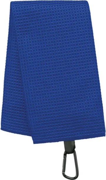  WAFFLE GOLF TOWEL - Proact Neon Blue