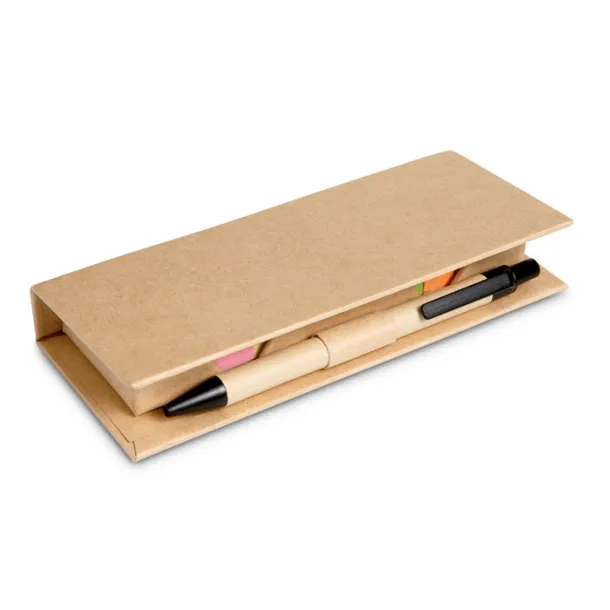 STIBOX Desk set in brown paper box Beige