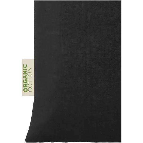 Orissa 140 g/m² GOTS organic cotton tote bag Solid black