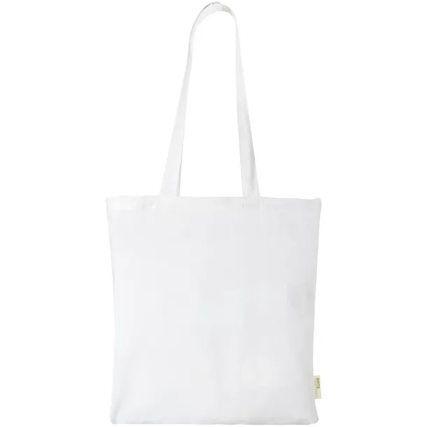 Orissa 140 g/m² GOTS organic cotton tote bag - Unbranded White