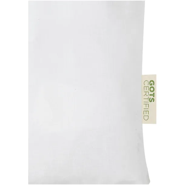 Orissa 140 g/m² GOTS organic cotton tote bag - Unbranded White