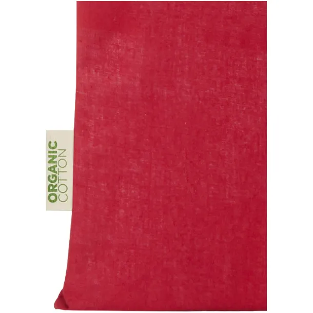 Orissa 140 g/m² GOTS organic cotton tote bag Red