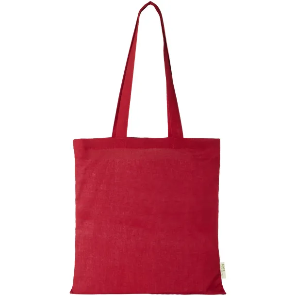 Orissa 140 g/m² GOTS organic cotton tote bag Red