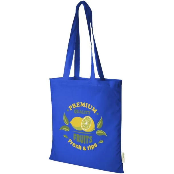 Orissa 140 g/m² GOTS organic cotton tote bag Royal blue