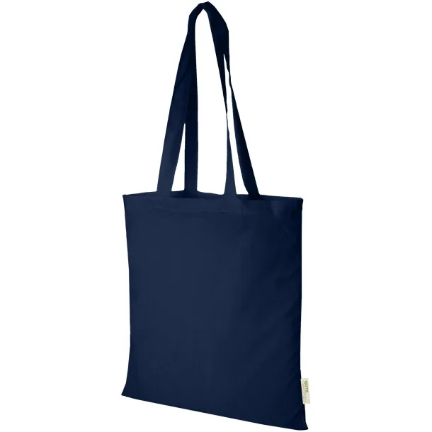 Orissa 140 g/m² GOTS organic cotton tote bag Navy Blue