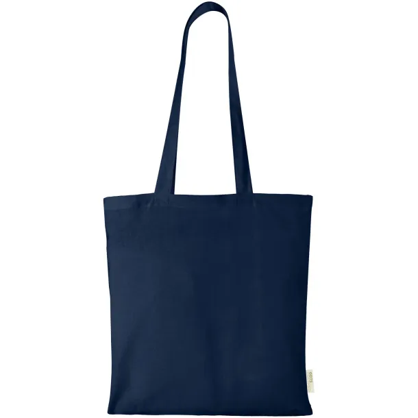 Orissa 140 g/m² GOTS organic cotton tote bag Navy Blue