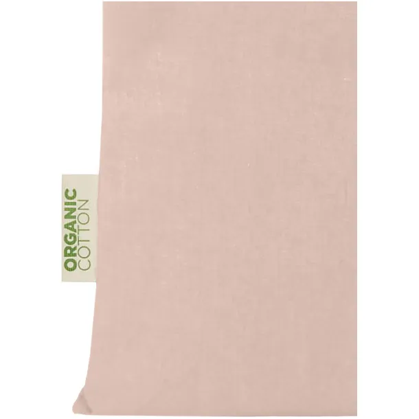 Orissa 140 g/m² GOTS organic cotton tote bag Pale blush pink