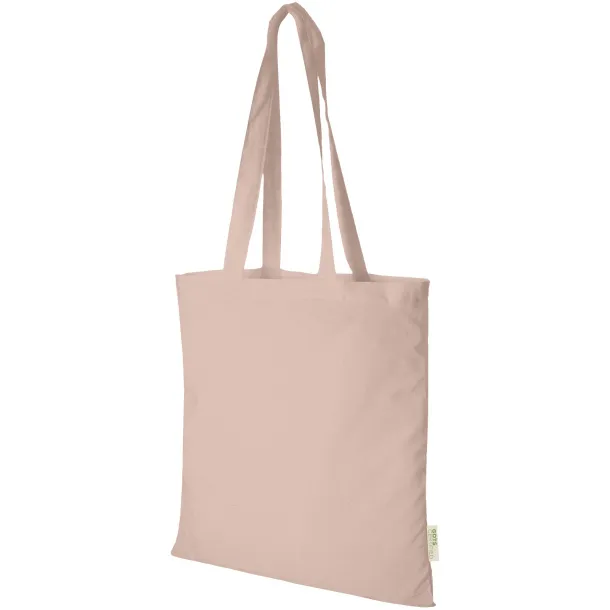 Orissa 140 g/m² GOTS organic cotton tote bag Pale blush pink