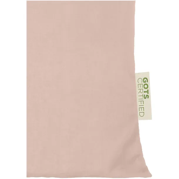 Orissa 140 g/m² GOTS organic cotton tote bag Pale blush pink