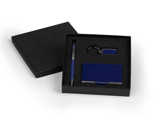 YAPI gift set (card holder Blue