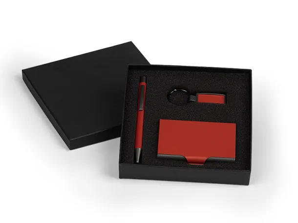 YAPI gift set (card holder Red