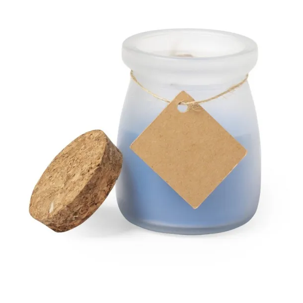  Scented candle blue