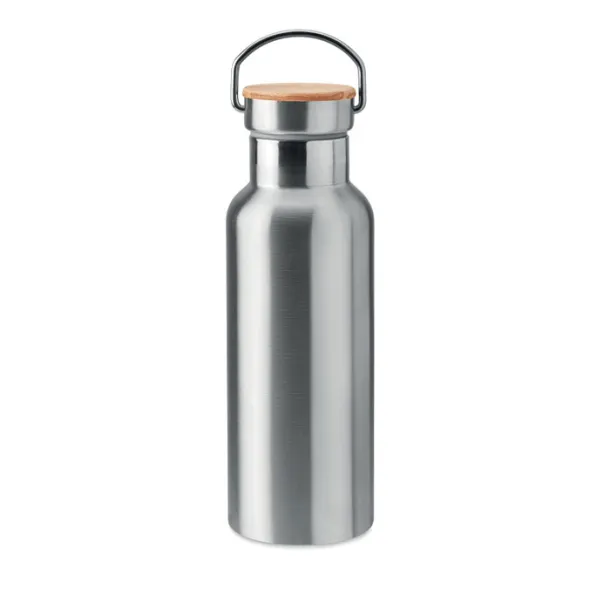 HELSINKI Double wall flask 500 ml Matt Silver