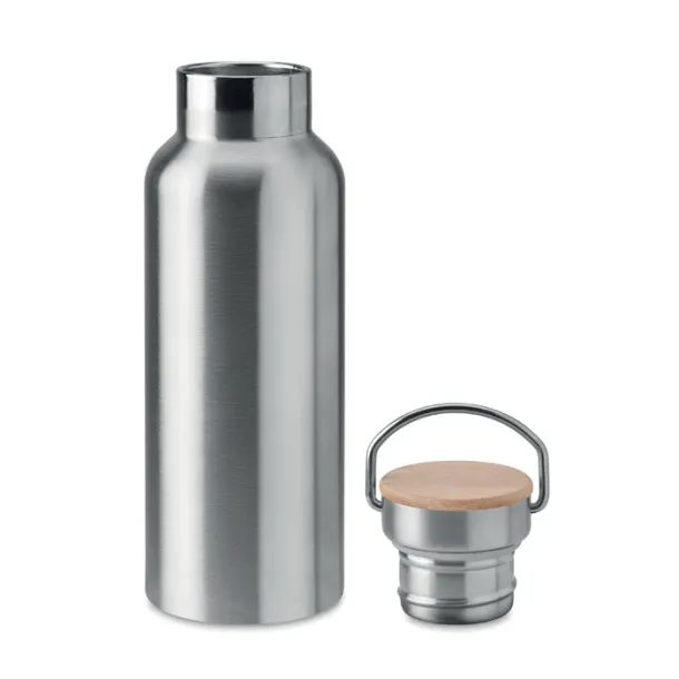 HELSINKI Double wall flask 500 ml Matt Silver