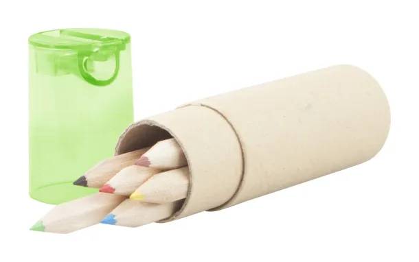 Gallery 6 pencil set Green Natural