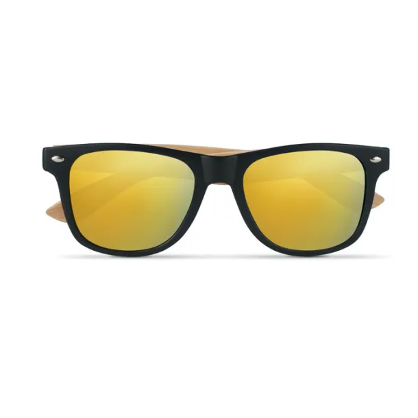 CALIFORNIA TOUCH Sunglasses with bamboo arms Yellow