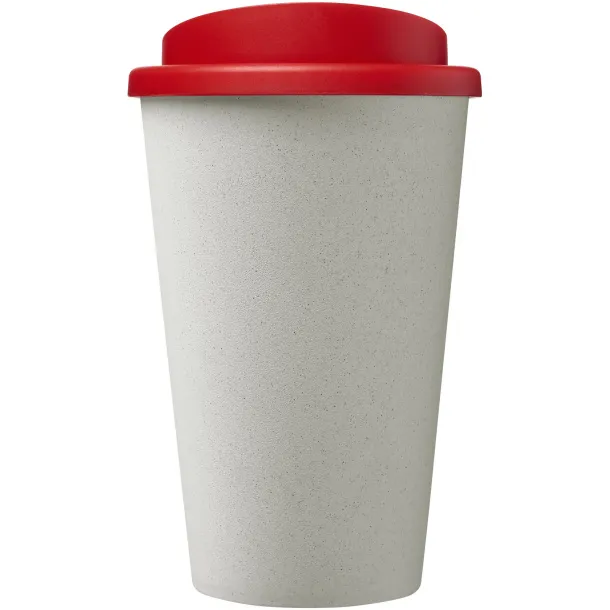 Americano Eco 350 ml recycled tumbler - Unbranded White Red