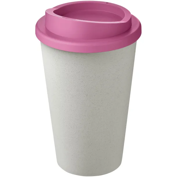 Americano Eco 350 ml recycled tumbler - Unbranded White Transparent pink