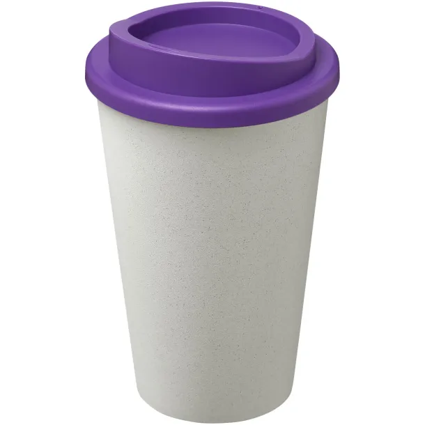 Americano Eco 350 ml recycled tumbler - Unbranded White Purple