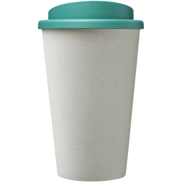 Americano Eco 350 ml recycled tumbler - Unbranded White Aqua blue