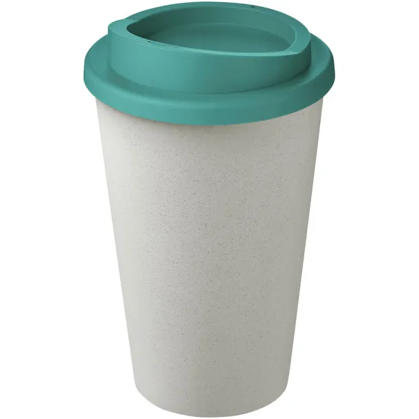 Americano Eco 350 ml recycled tumbler - Unbranded White Aqua blue